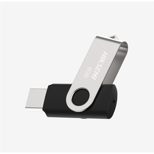 Hikvision HIKSEMI Pendrive - 32GB USB3.0, ROTARY M200S, Ezüst-Fekete