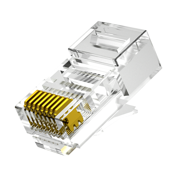 Walisec csatlakozó - RJ45-5EU (RJ45, Cat5e, árnyékolatlan, 8P8C, aranyozott) 100db/csomag